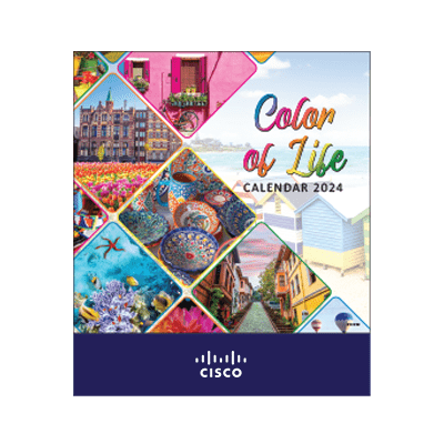 Color Of Life Desk Calendar 2024