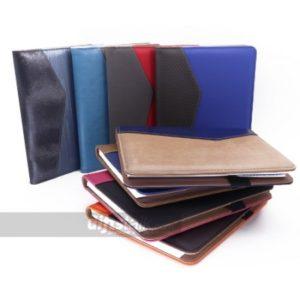 PU Lux Wire-O Notebook - A5 Size