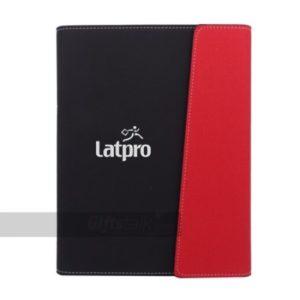 PU Alpha Wire-O Notebook - A5 Size