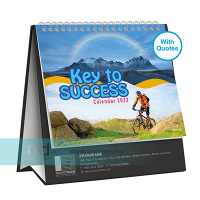 KEY TO SUCCESS Desk Calendar 2022