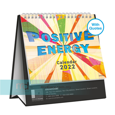 POSITIVE ENERGY Premium Desk Calendar 2022