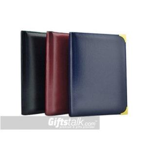 Gold Corner Bonded Paper Based Executive Log