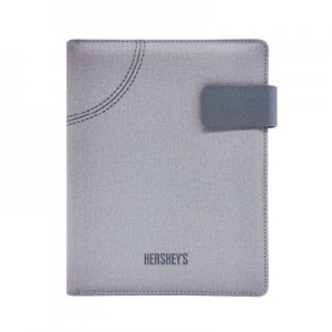 PU Weave Wire-O Notebook - A5 Size