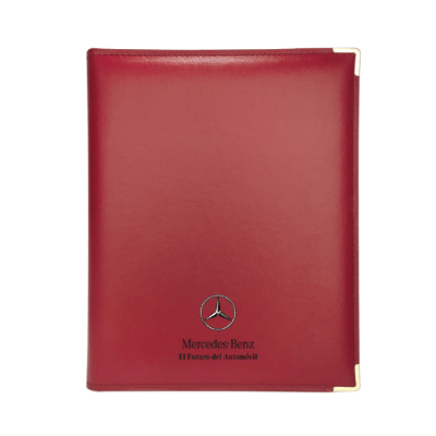 LEATHER Paper Based Wire-O Notebook – A5 Size