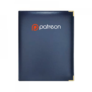 LEATHER Paper Based Wire-O Notebook - A5 Size