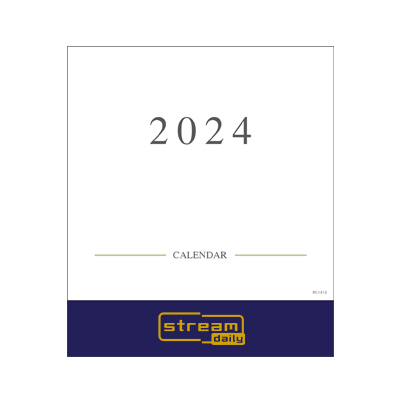 Simple Desk Calendar 2024