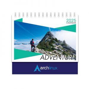 Adventure Wire-O Desk Calendar 2025