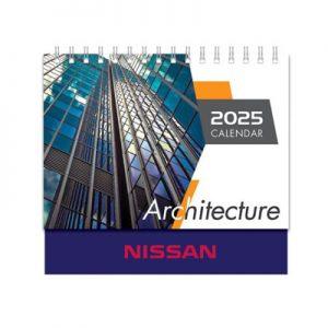 Architecture Wire-O Desk Calendar 2025