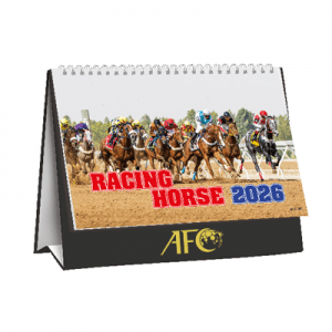 8” Racing Horse Calendar 2026