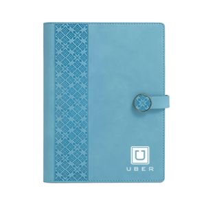 Orbit Motif PU Executive Notebook - A5 Size