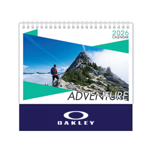 Adventure Wire-O Desk Calendar 2026