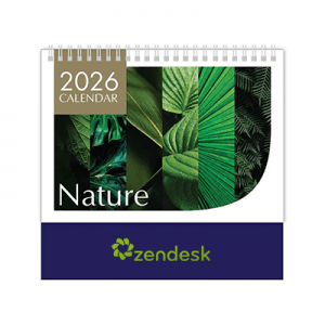 Nature Wire-O Desk Calendar 2026