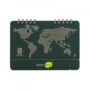 Luxeworld Wire-O Desk Calendar