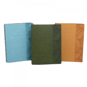 Fernleaf Wire-O PU Leather Notebook - A5 Size