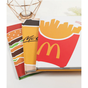 Hard Cover Perfect Bind Custom Notebook - A5 Size