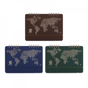 Luxeworld Wire-O Desk Calendar