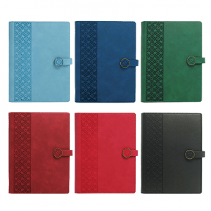 Orbit Motif PU Executive Notebook - A5 Size