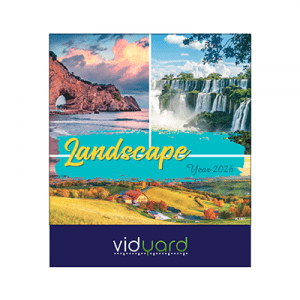 Landscape Desk Calendar 2026